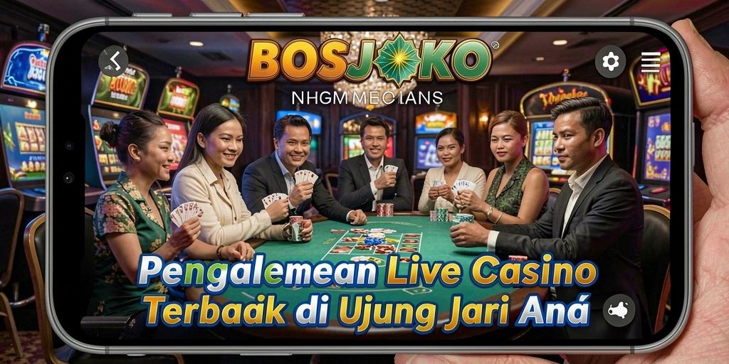 Tampilan gameplay Live Casino yang menegangkan dan interaktif.