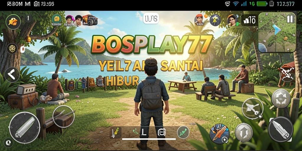 Screenshot gameplay BOSPLAY77 yang menampilkan keseruan permainan Casual.