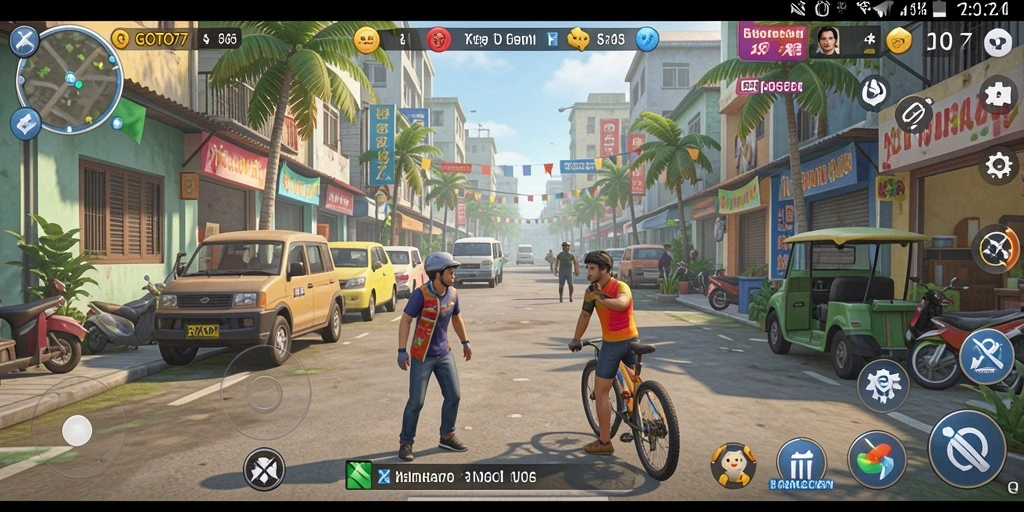 Gameplay GOTO77 yang seru dengan interaksi sosial.