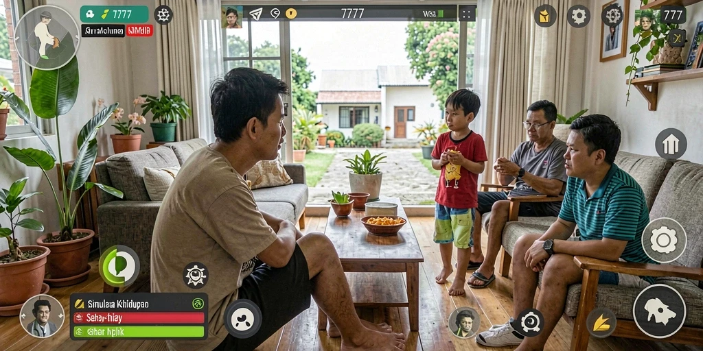 Tampilan gameplay L777 yang mendalam dan interaktif.