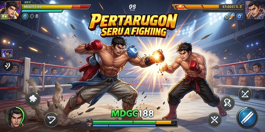 Gameplay seru dan dinamis di MDG188 saat berhadapan dengan lawan.