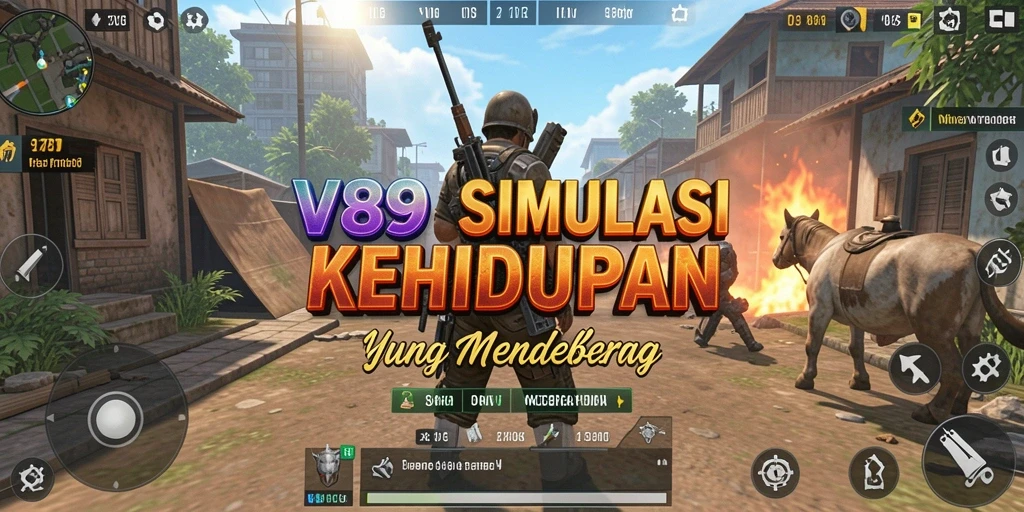 Screenshot V89 menampilkan gameplay simulasi kehidupan yang seru.